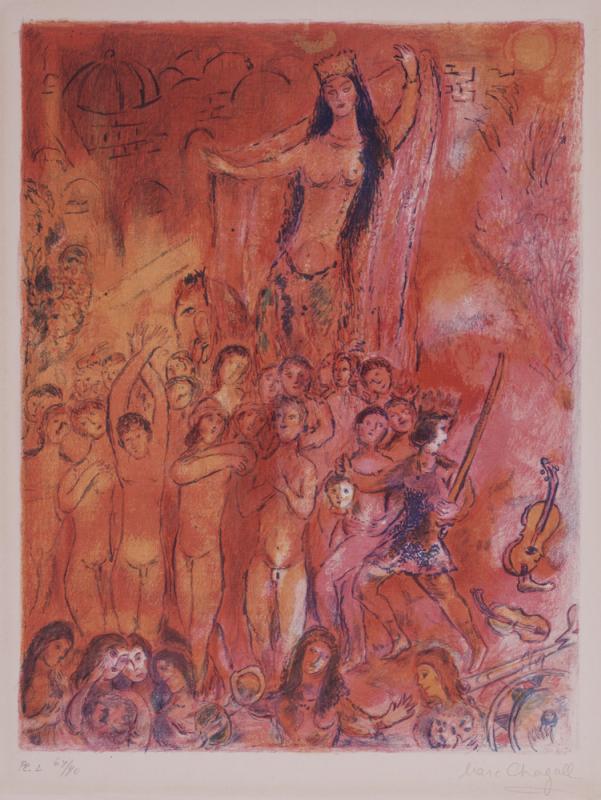 Pl. 2 Illustration from the Arabian Nights (2 of 12)