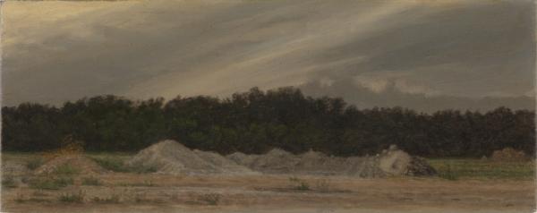 Rubble Piles from Burial Plots—Cemetery