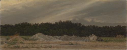 Rubble Piles from Burial Plots—Cemetery