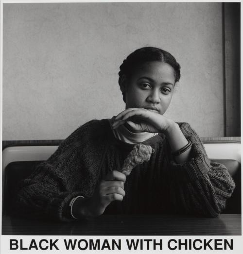 Black Woman with Chicken