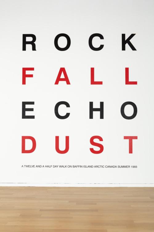 Rock Fall Echo Dust