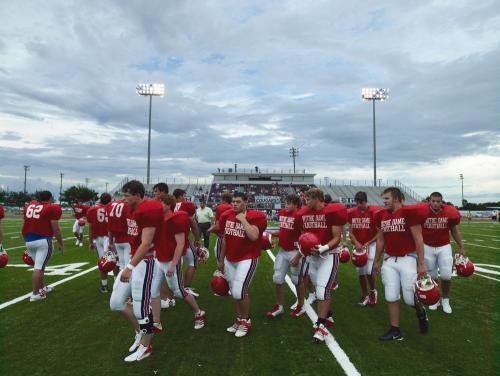 Football Landscape #3 (Notre Dame vs. St. Thomas More, Lafayette, LA)