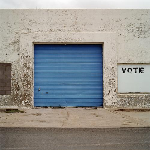 Vote. October 2003. Marfa, Texas