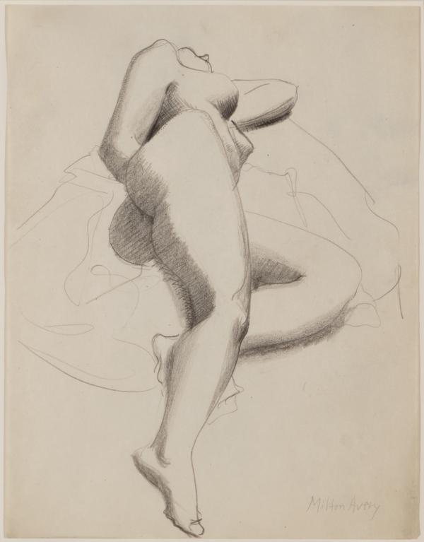 Untitled (Reclining Female Nude)