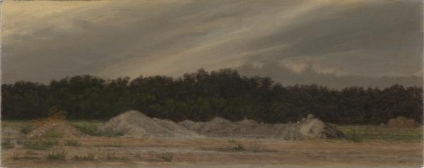 Rubble Piles from Burial Plots—Cemetery